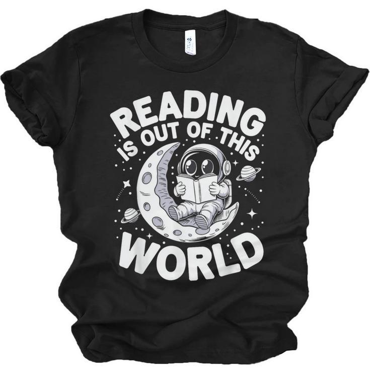 Reading Is Out Of This World Space Books Lover Unisex Jersey T-Shirt
