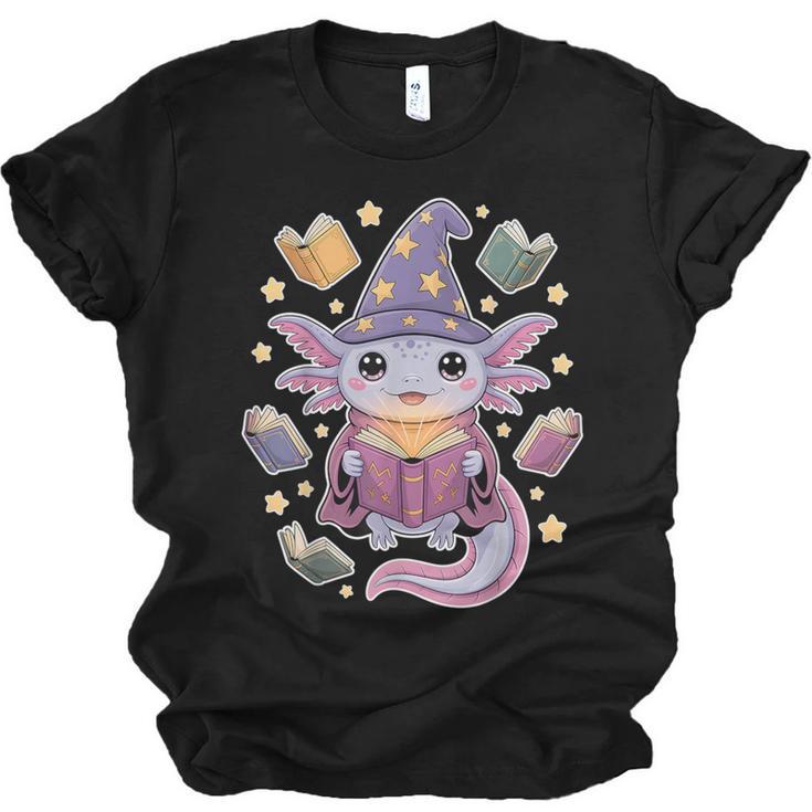 ReadsALOTL Cute Axolotl Book Lover Unisex Jersey T-Shirt