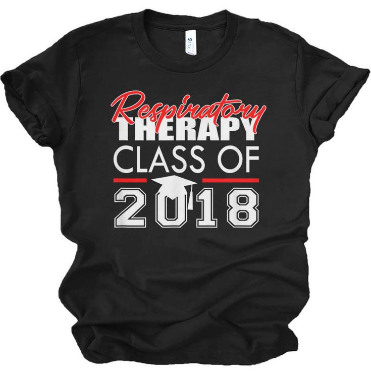 Respiratory Therapy Class Of 2018 Graduation Shirt Women Men Unisex Jersey T-Shirt