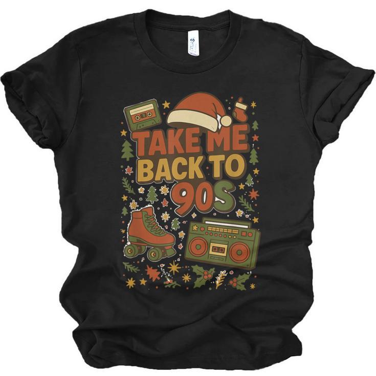 Retro 90s 80s Baby Christmas Holiday Nostalgia Unisex Jersey T-Shirt