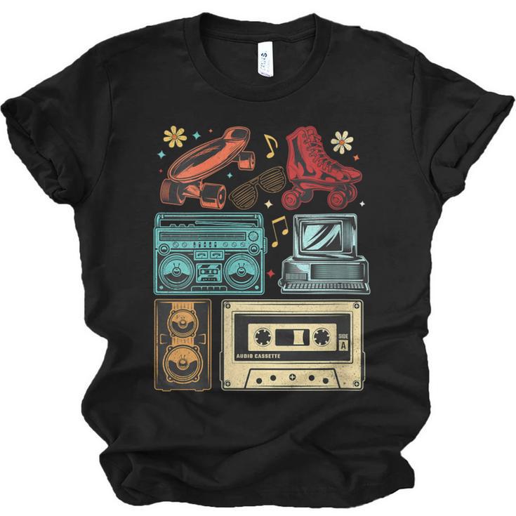 Retro Cassette 70s 80s 90s Music Vintage Party Nostalgia Unisex Jersey T-Shirt