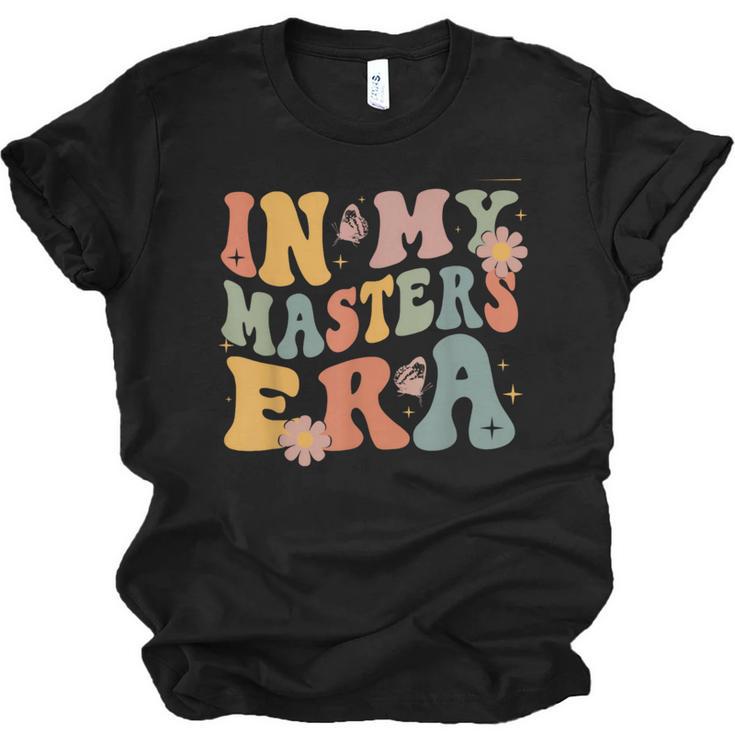 Retro Groovy In My Master's Degree Era Graduation Master Unisex Jersey T-Shirt