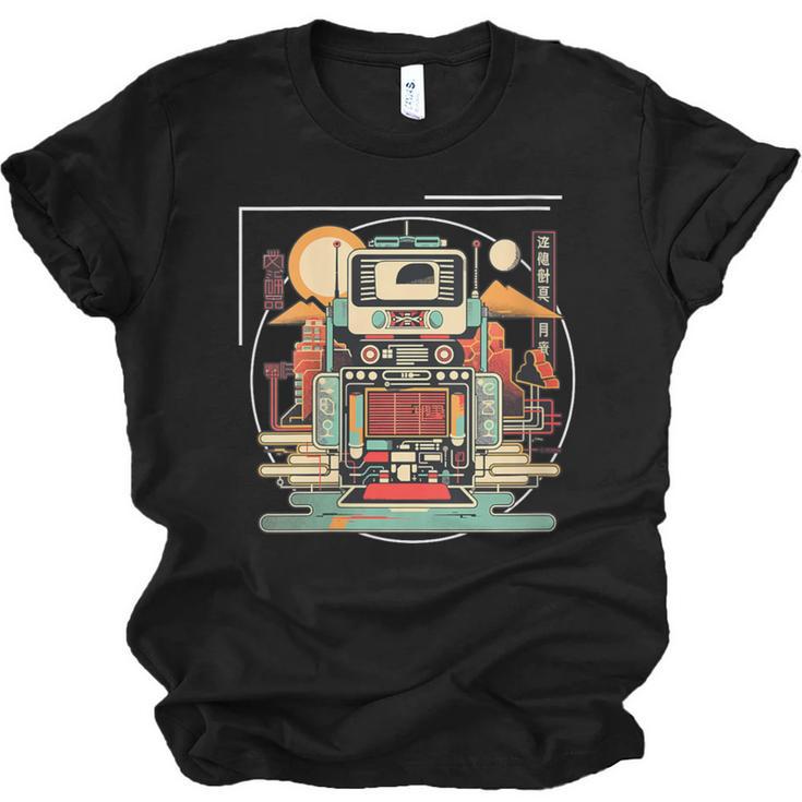 Retro Tech Stack 80s 90s Nostalgia Analog Devices Unisex Jersey T-Shirt
