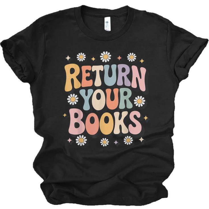 Return Your Books School Librarian Unisex Jersey T-Shirt