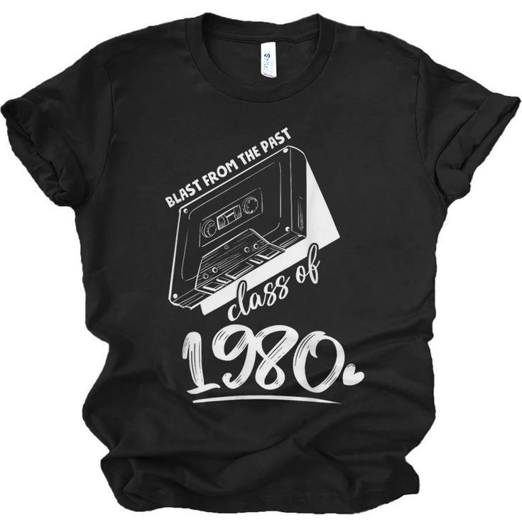 Reunion Class Of 1980 School Graduation Blast From The Past Unisex Jersey T-Shirt