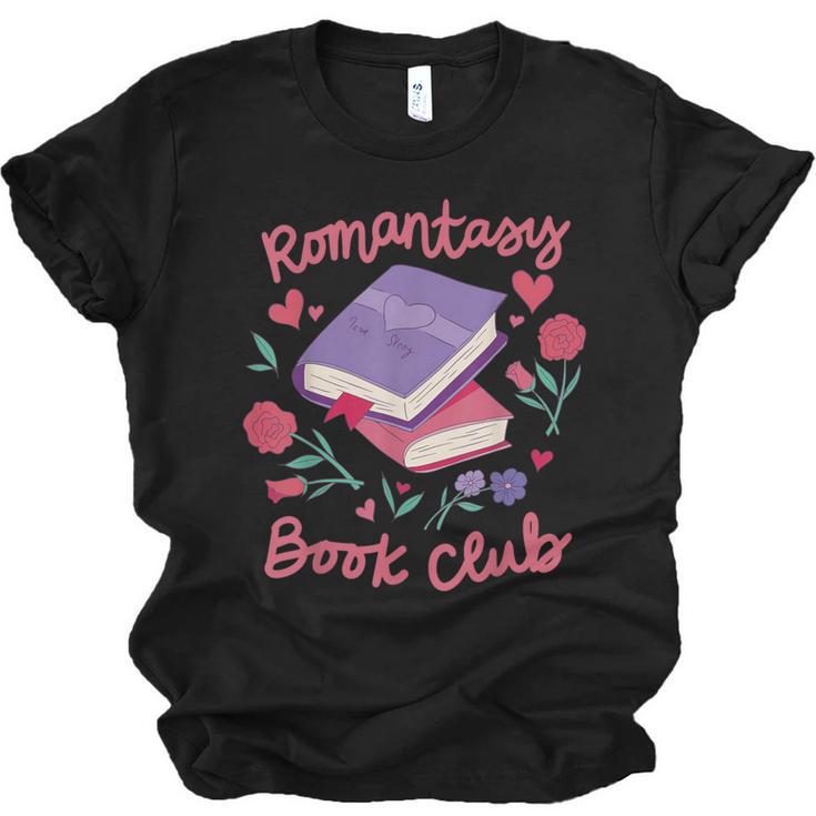 Romantasy Book Club Novel Reading Club Bibliophiles Fiction Unisex Jersey T-Shirt
