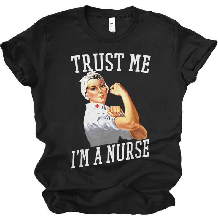 Rosie Riveter Nurse Shirt Nurse Graduation Shirt Unisex Jersey T-Shirt