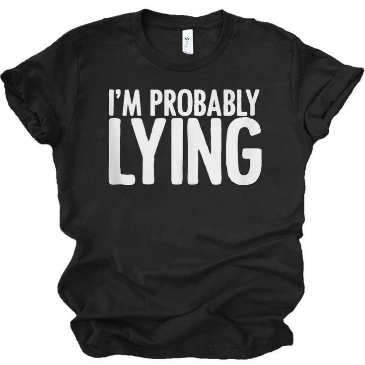 Sarcasm Humor Sassy Quote For Introvert People Unisex Jersey T-Shirt