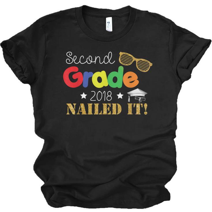 Second 2nd Grade 2018 Nailed It Graduation Shirt Unisex Jersey T-Shirt