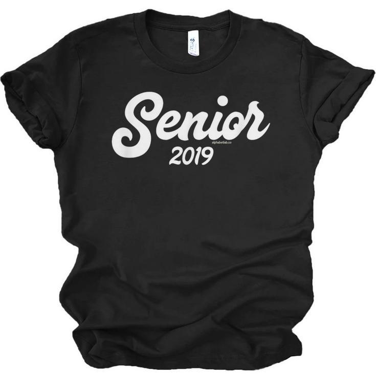Senior 2019 Class Of 2019 Graduation Him Her Tee Unisex Jersey T-Shirt