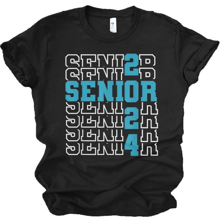 Senior 2024 Graduation Class Of 2024 Senior Boys Girls Unisex Jersey T-Shirt