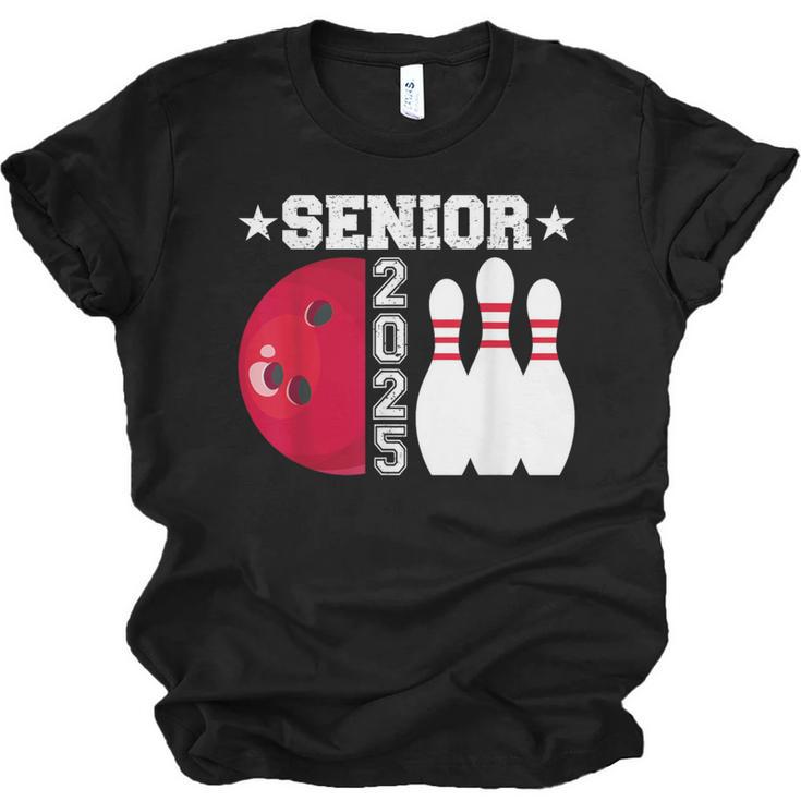 Senior 2025 Bowling Player Class Of 2025 Graduation Seniors Unisex Jersey T-Shirt