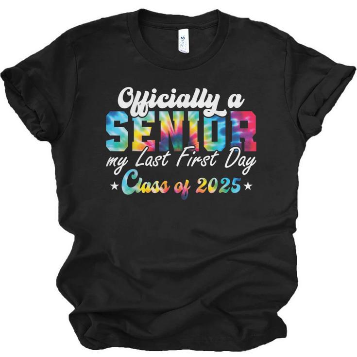 Senior 2025 Graduation My Last First Day Of Class Of 2025 Unisex Jersey T-Shirt