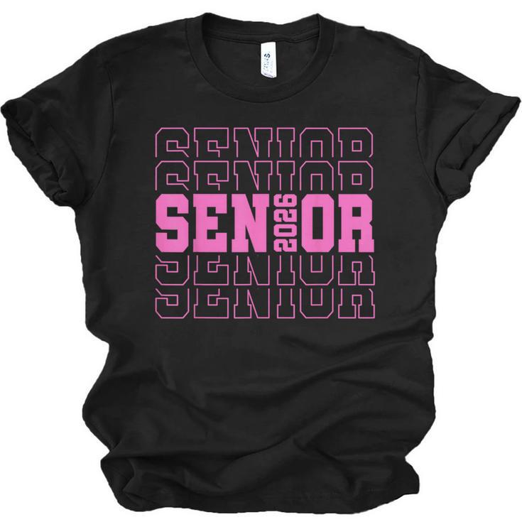 Senior 2026 Class Of 2026 Boys Girls Matching Graduation Unisex Jersey T-Shirt