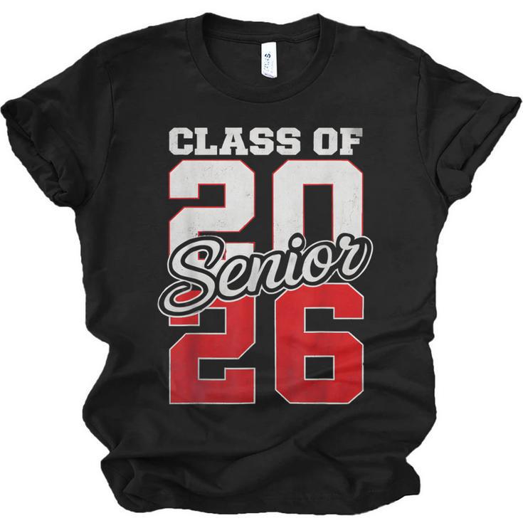 Senior 2026 Class Of 2026 Graduation 2026 Senior 26 Graduate Unisex Jersey T-Shirt