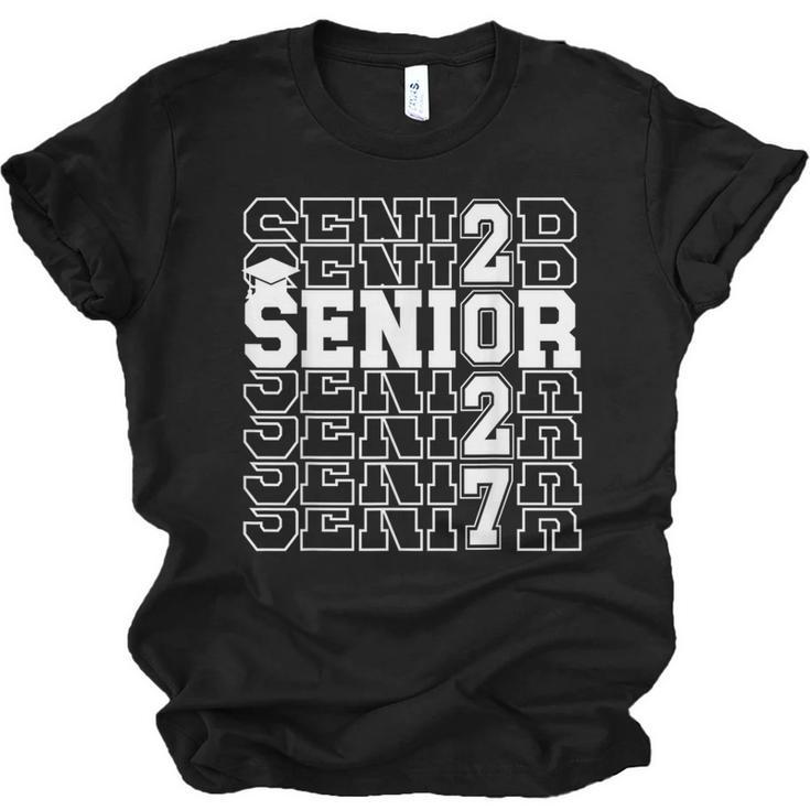 Senior 2027 Class Of 2027 Graduation Senior Grad 2027 Unisex Jersey T-Shirt