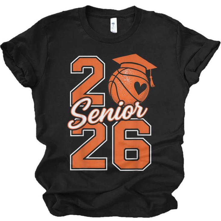 Senior Basketball Class Of 2026 Crew Basketball Graduation Unisex Jersey T-Shirt