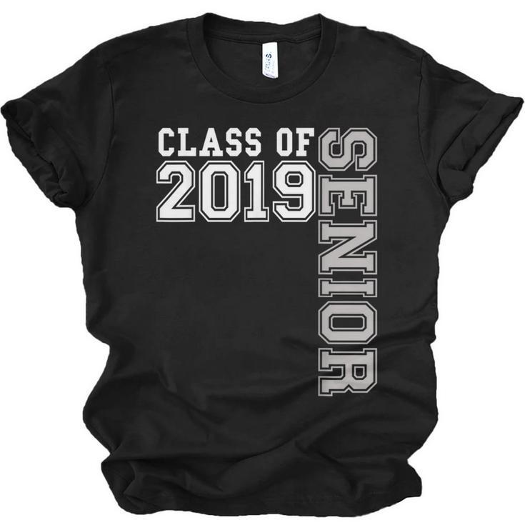 Senior Class Of 2019 19 Shirt High School Graduation Unisex Jersey T-Shirt