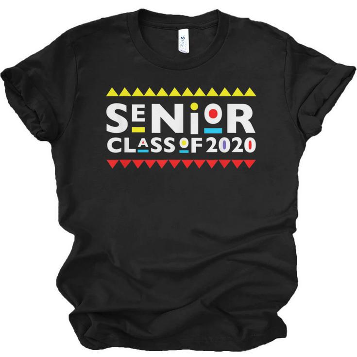 Senior Class Of 2020 90s TV Graduation For Grad Unisex Jersey T-Shirt