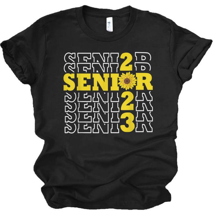 Senior Class Of 2023 Sunflower Graduation Seniors 23 Unisex Jersey T-Shirt