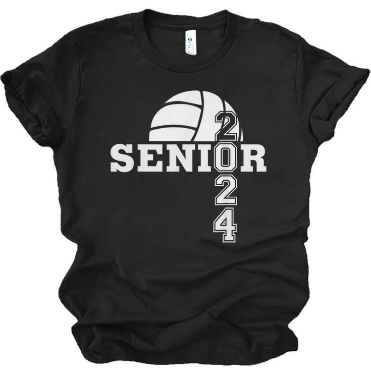 Senior Class Of 2024 Volleyball Seniors School Graduation Unisex Jersey T-Shirt