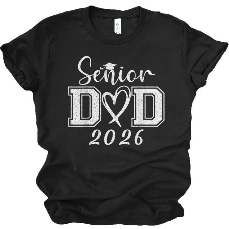 Senior Dad 2026 Graduation Class Of 2026 Men Daddy Father Unisex Jersey T-Shirt