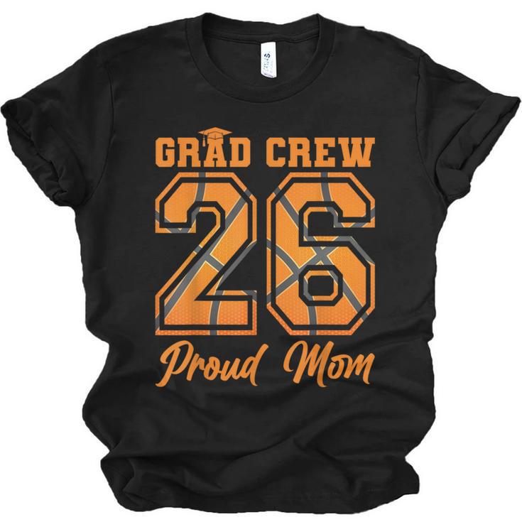 Senior Mom Class Of 2026 Basketball Mom Graduation Unisex Jersey T-Shirt