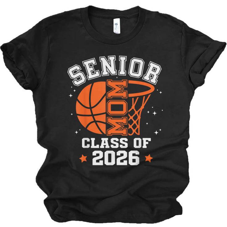 Senior Mom Class Of 2026 Basketball Graduation Unisex Jersey T-Shirt