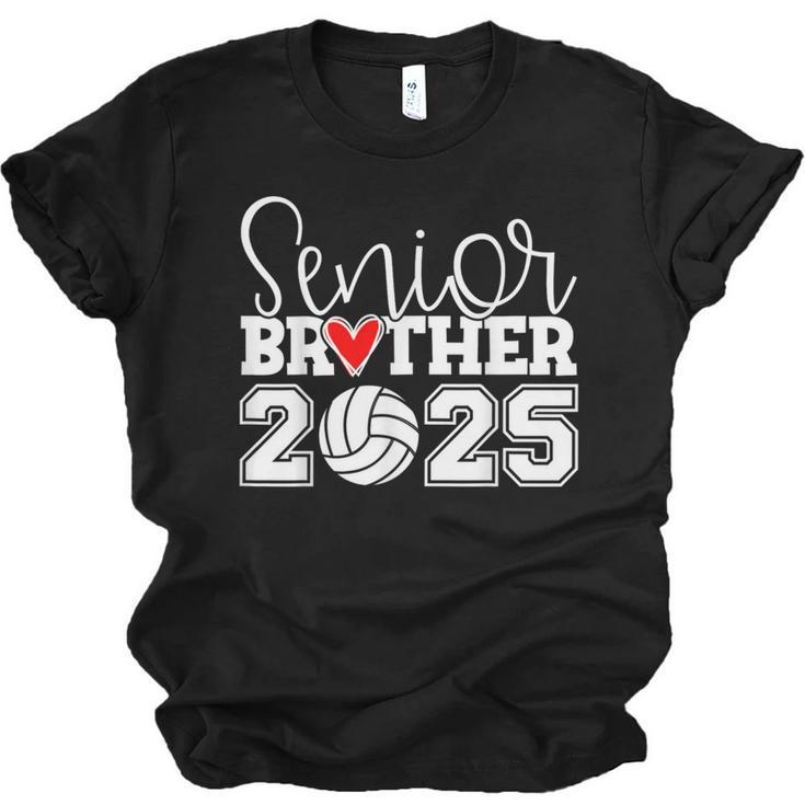 Senior Volleyball Brother 2025 Class Of 2025 Graduation Unisex Jersey T-Shirt
