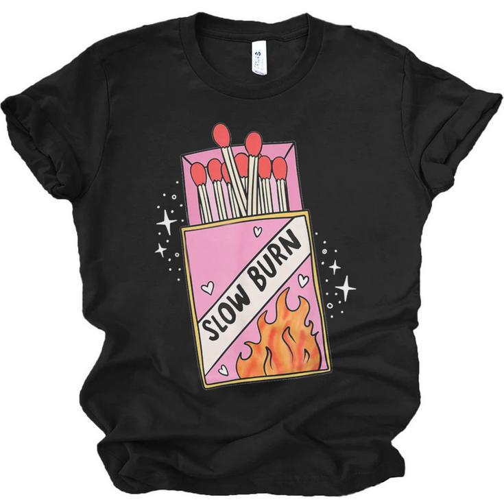 Slow Burn Book Trope Worth The Wait Love Takes Time Unisex Jersey T-Shirt