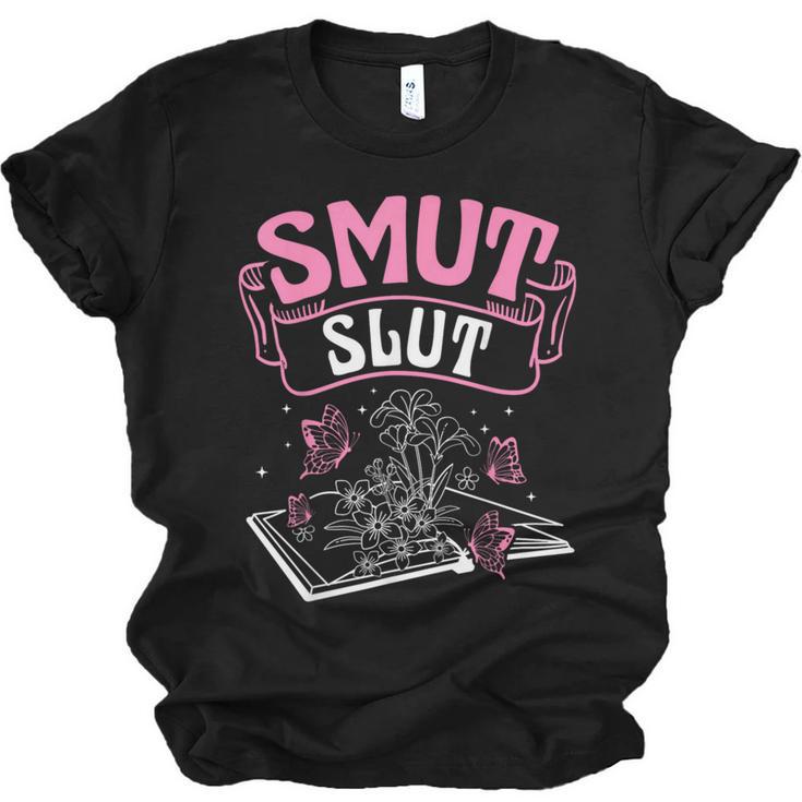 SMUT Slut Provocative Literature Book Club Book Reading Unisex Jersey T-Shirt