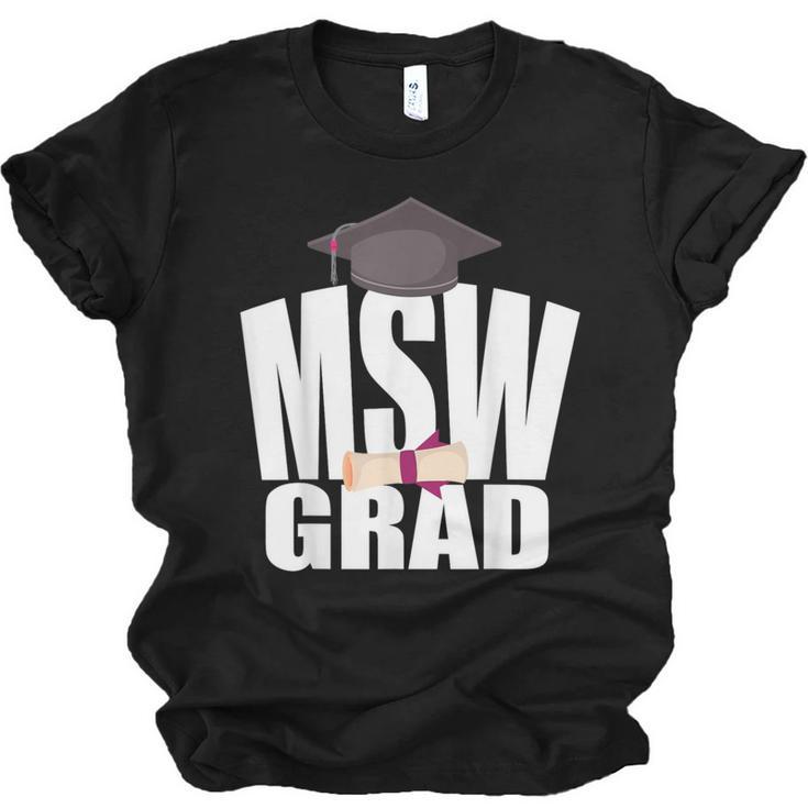 Social Work MSW Graduation Masters Degree Worker 2020 Unisex Jersey T-Shirt