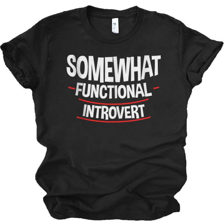 Somewhat Functional Introvert Unisex Jersey T-Shirt