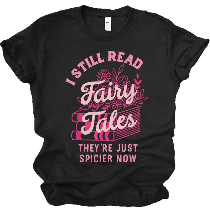Spicy Book Lover For Women Who Love To Read Romance Fantasy Unisex Jersey T-Shirt