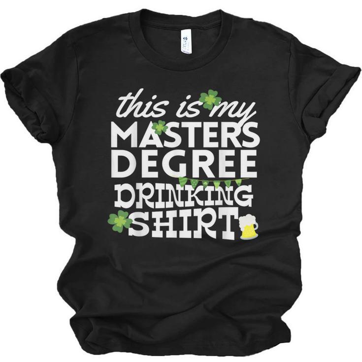 St Patricks Day Masters Degree MSW Graduation Social Work Unisex Jersey T-Shirt