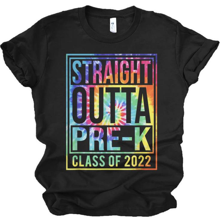 Straight Outta Pre-K Class Of 2022 Preschool Graduation Unisex Jersey T-Shirt