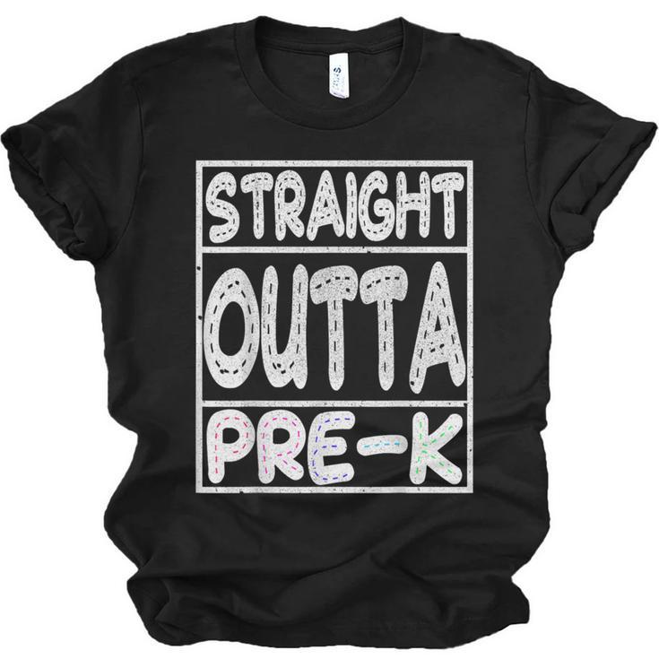Straight Outta Pre-K Shirt Great Graduation Preschools Unisex Jersey T-Shirt
