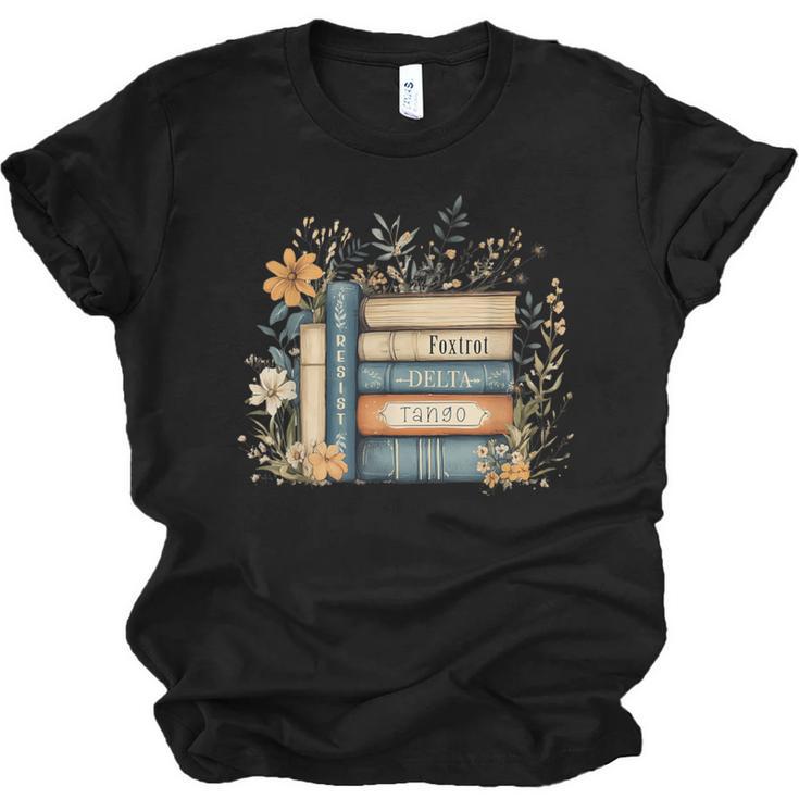 Subtle Book Anti Trump Women Book Loves Retro Unisex Jersey T-Shirt