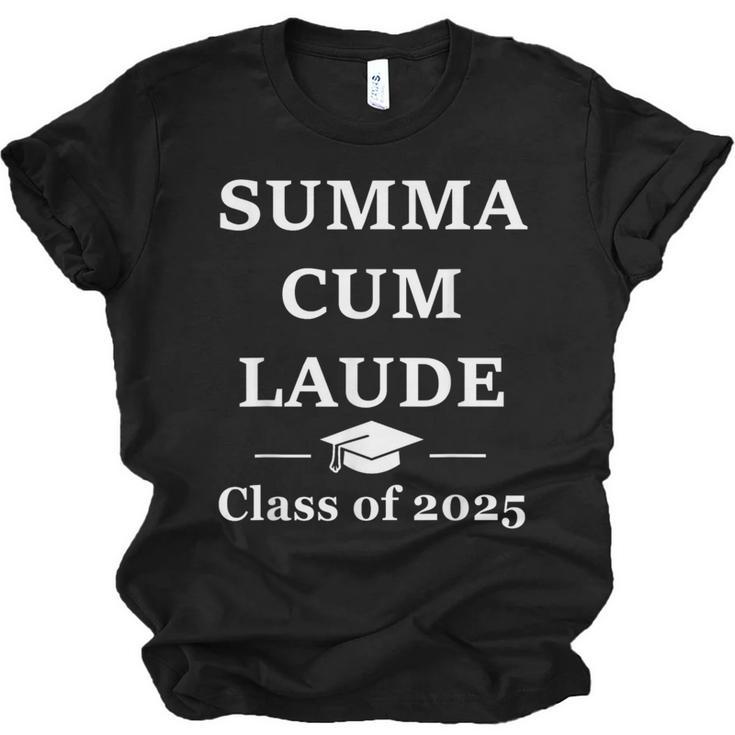 Summa Cum Laude Class Of 2025 Distinction Degree Graduation Unisex Jersey T-Shirt
