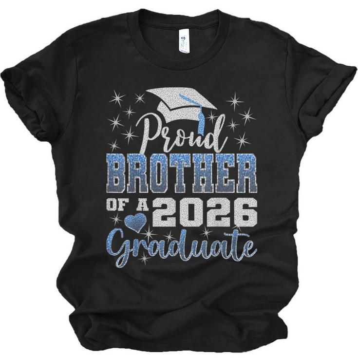 Super Proud Brother Of 2026 Graduate Graduation Family Unisex Jersey T-Shirt