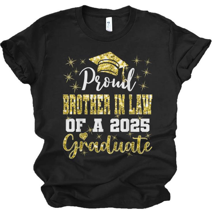 Super Proud Brother In Law Of 2025 Graduate Graduation Unisex Jersey T-Shirt