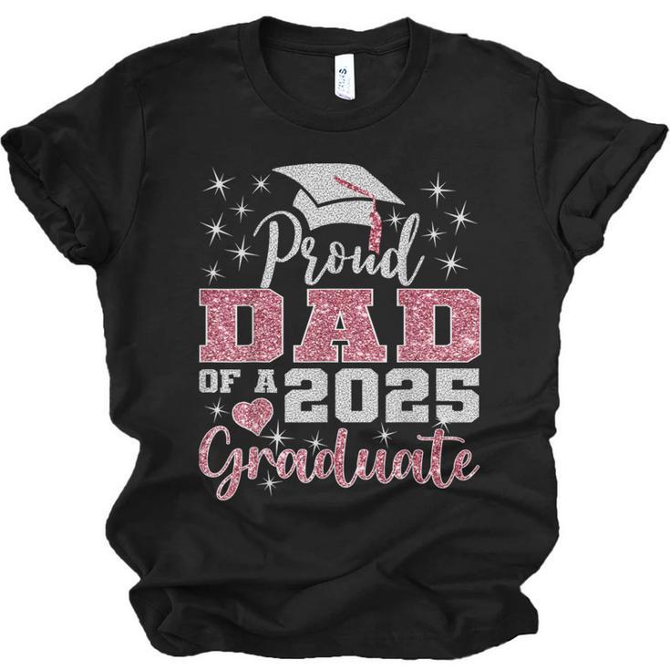 Super Proud Dad Of 2025 Graduate Senior Graduation Family Unisex Jersey T-Shirt