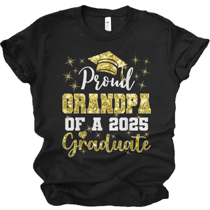 Super Proud Grandpa Of 2025 Graduate Graduation Family Unisex Jersey T-Shirt