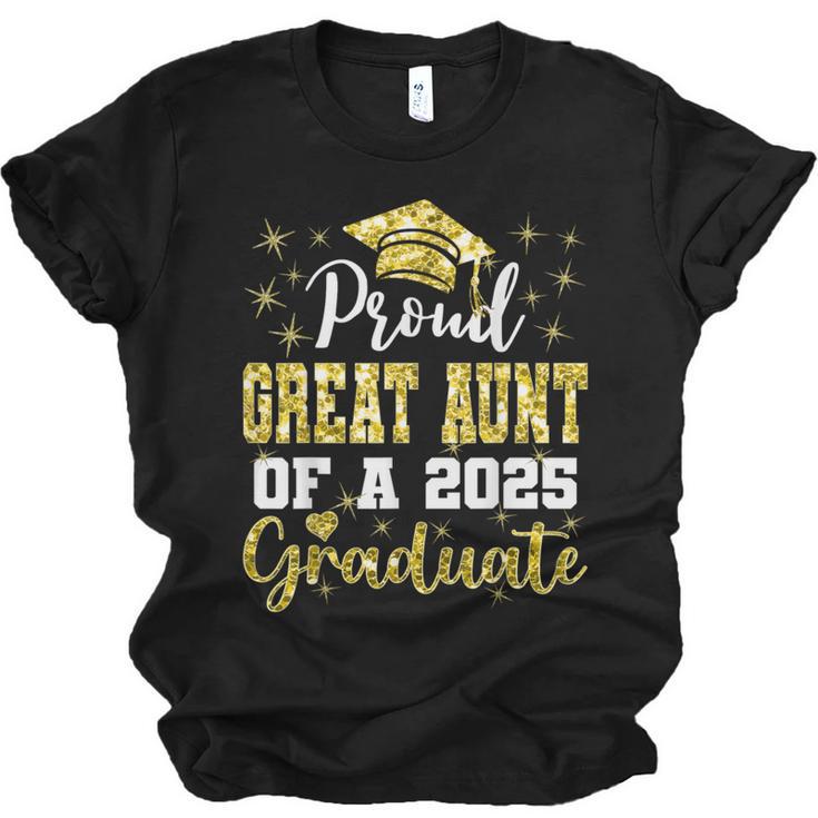 Super Proud Great Aunt Of 2025 Graduate Graduation Family Unisex Jersey T-Shirt