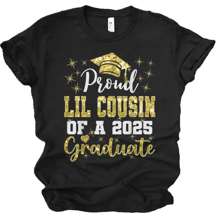 Super Proud Little Cousin Of 2025 Graduate Graduation Family Unisex Jersey T-Shirt
