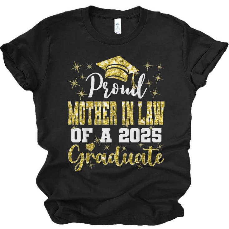 Super Proud Mother In Law Of 2025 Graduate Graduation Family Unisex Jersey T-Shirt