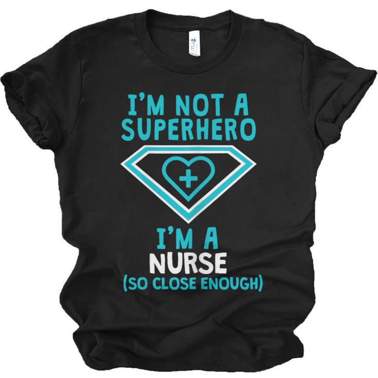 Superhero RN Nurse Shirt Graduation Unisex Jersey T-Shirt