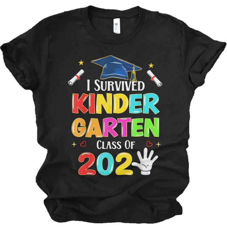 I Survived Kindergarten Graduation 2025 Graduate Boys Girls Unisex Jersey T-Shirt