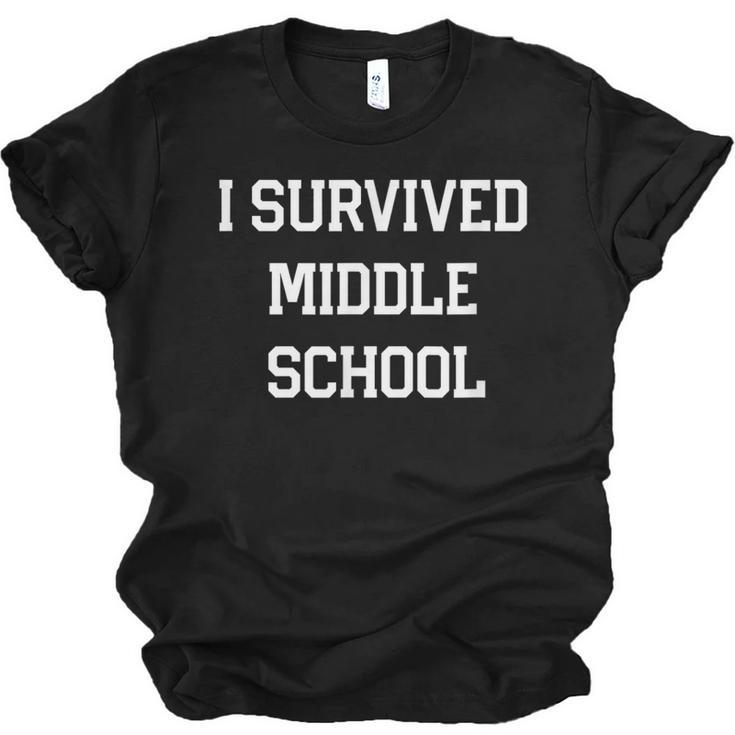 I Survived Middle School Graduation Last Day Of School Unisex Jersey T-Shirt