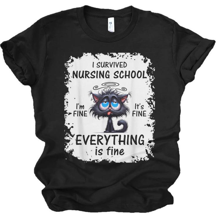 I Survived Nursing School Graduation 2025 Unisex Jersey T-Shirt
